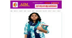 Desktop Screenshot of aiminstitute.co.in